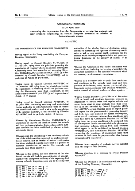 directive 90 496 cee pdf file