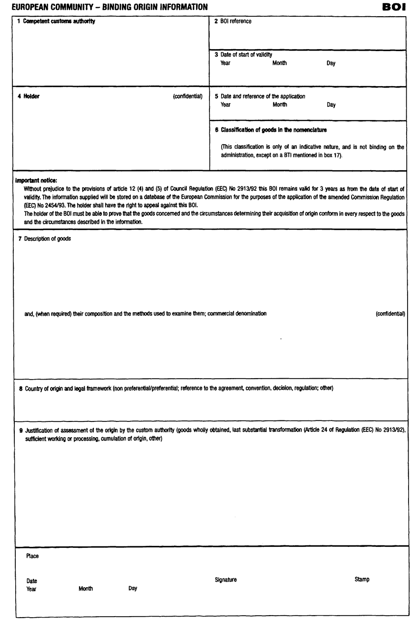 Commission Regulation (EEC) No 2454/93 of 2 July 1993 laying down