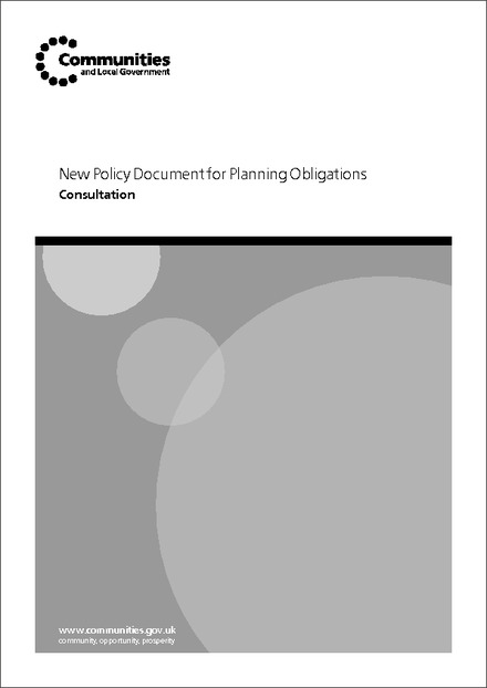 Impact Assessment of reform of use of planning obligations