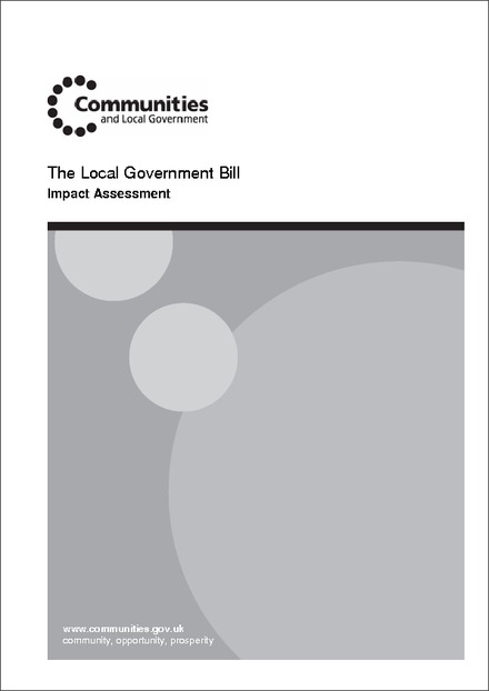 The Local Government Bill - Impact Assessment