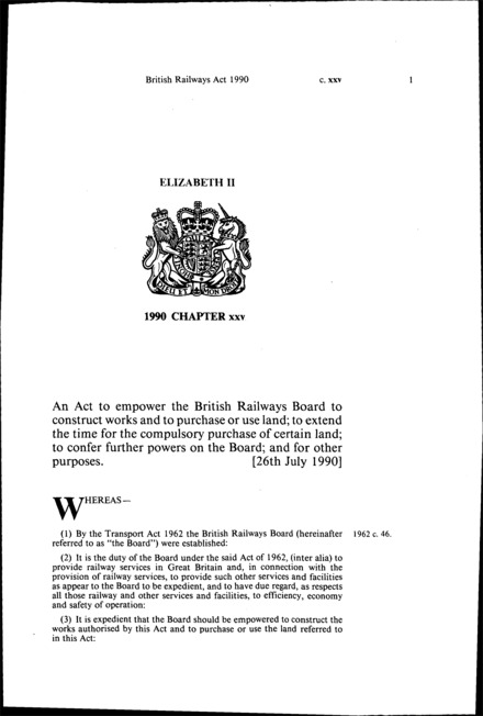 British Railways Act 1990