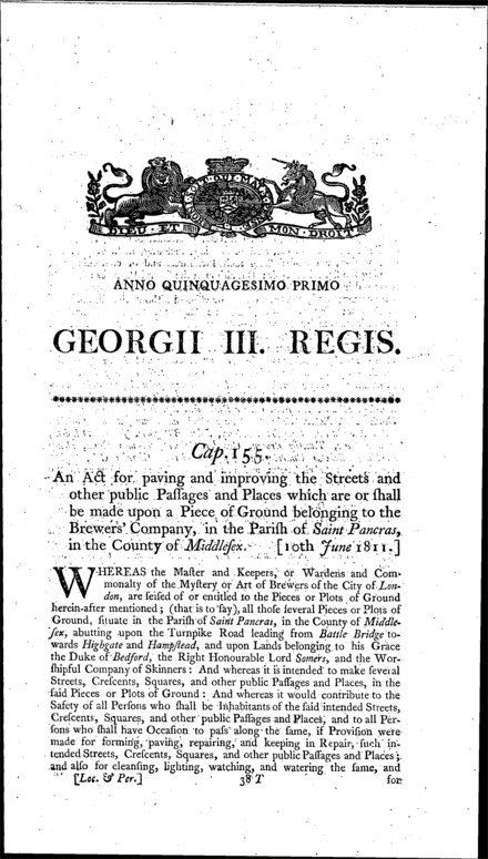 St. Pancras Improvement Act 1811