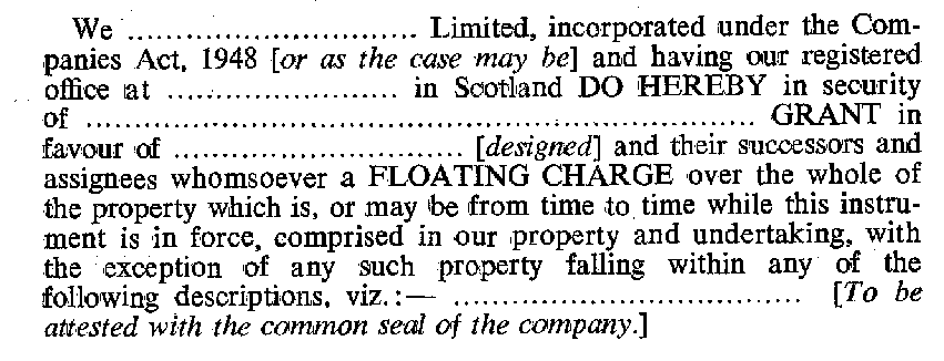 Companies (Floating Charges) (Scotland) Act 1961