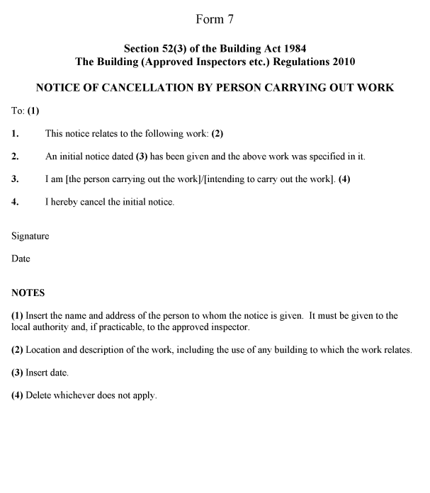 The Building (Approved Inspectors etc.) Regulations 2010