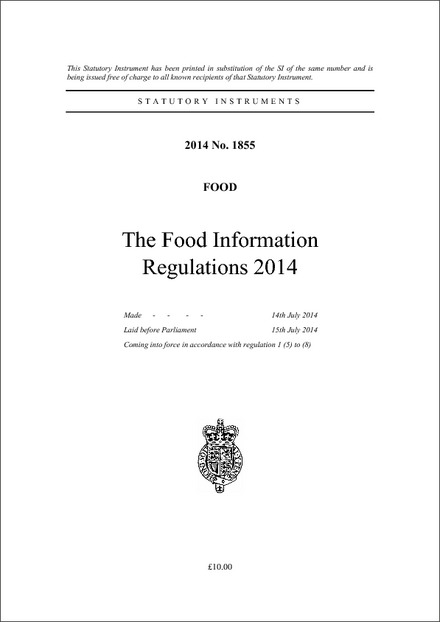 the-food-information-regulations-2014