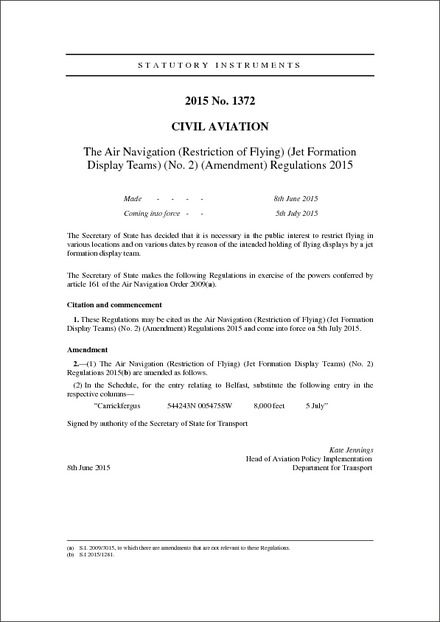 air navigation order 2005