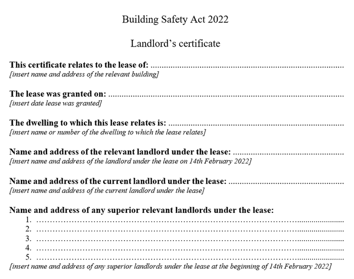 The Building Safety (Leaseholder Protections) (England) Regulations 2022